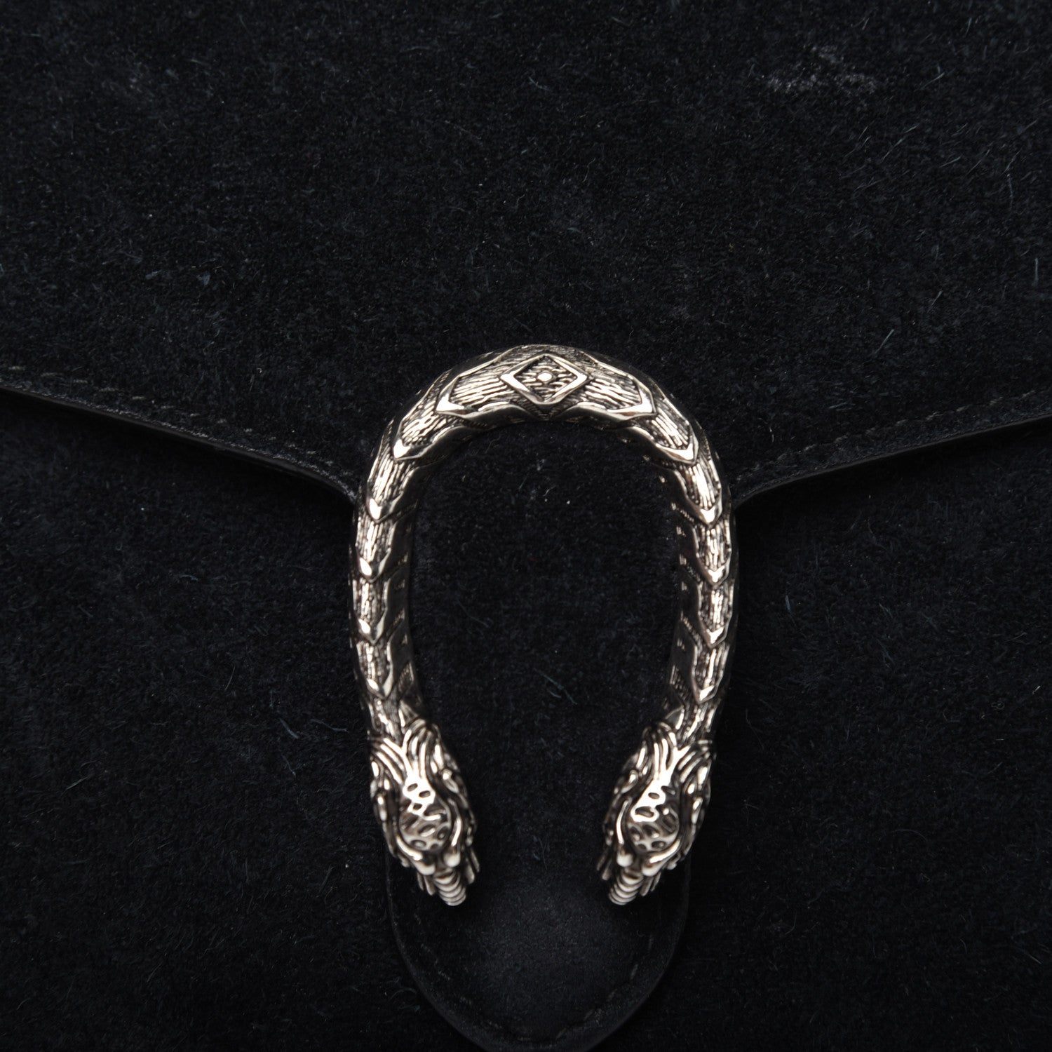 Gucci Suede Mini Dionysus Chain Wallet Black 20 of 21
