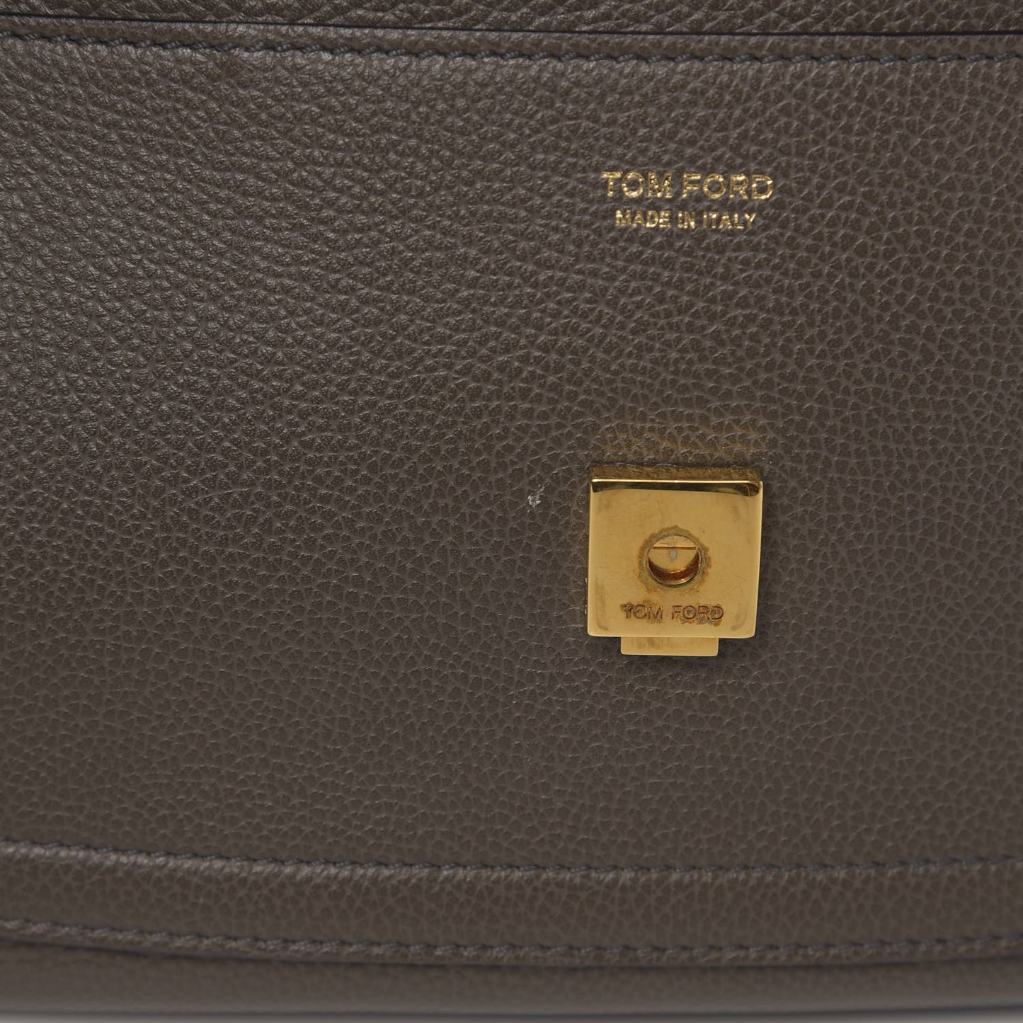 Pebbled Calfskin Jennifer East West Crossbody Bag Graphite