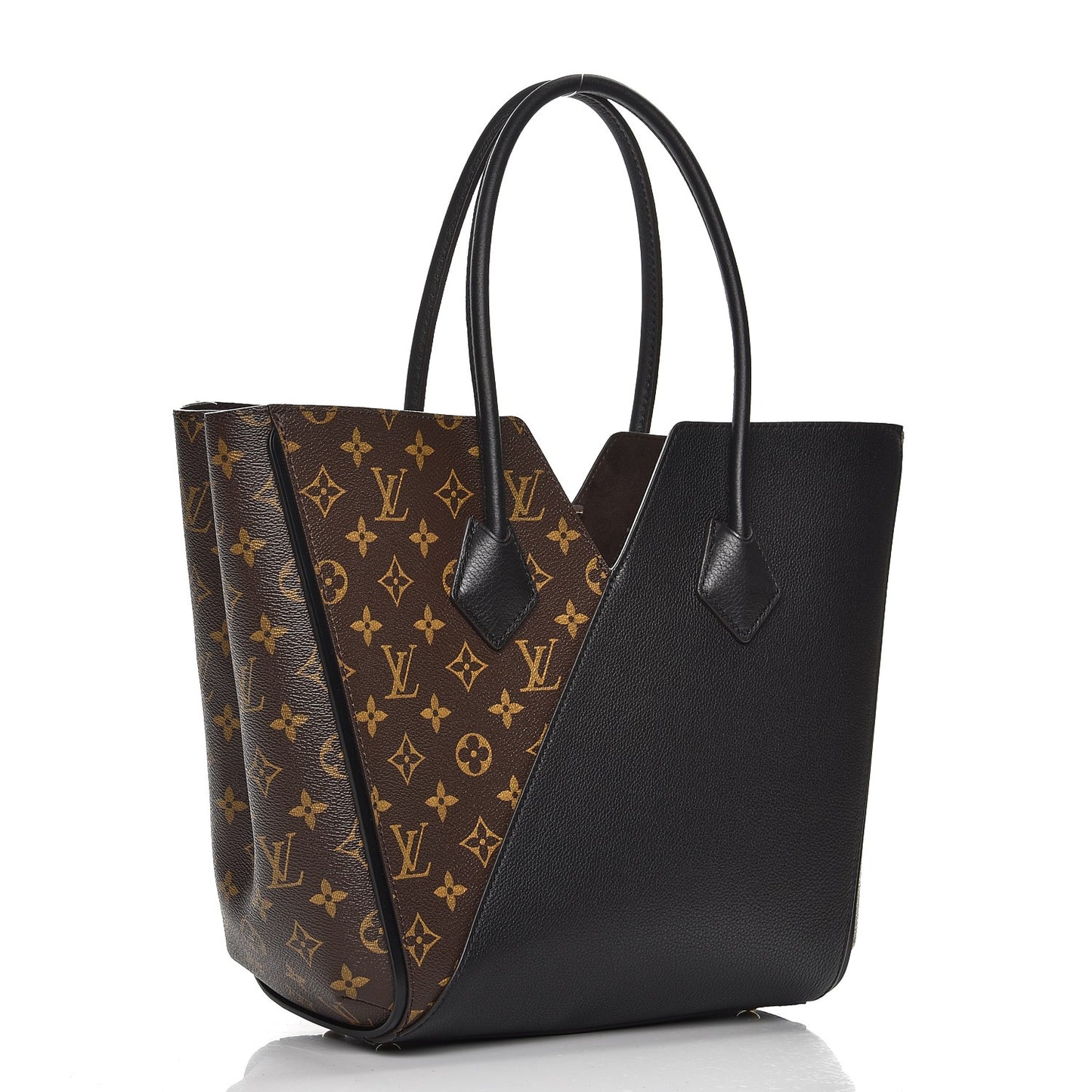 Calfskin Monogram Kimono Tote Black