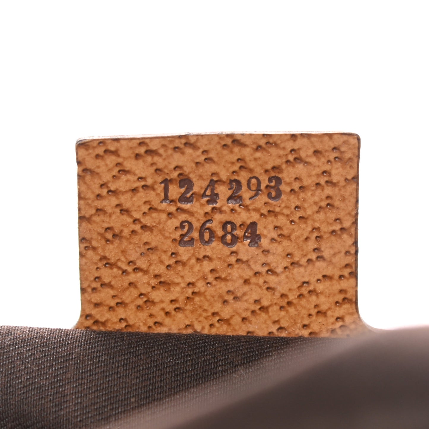 Monogram Bamboo Handle Bag Brown