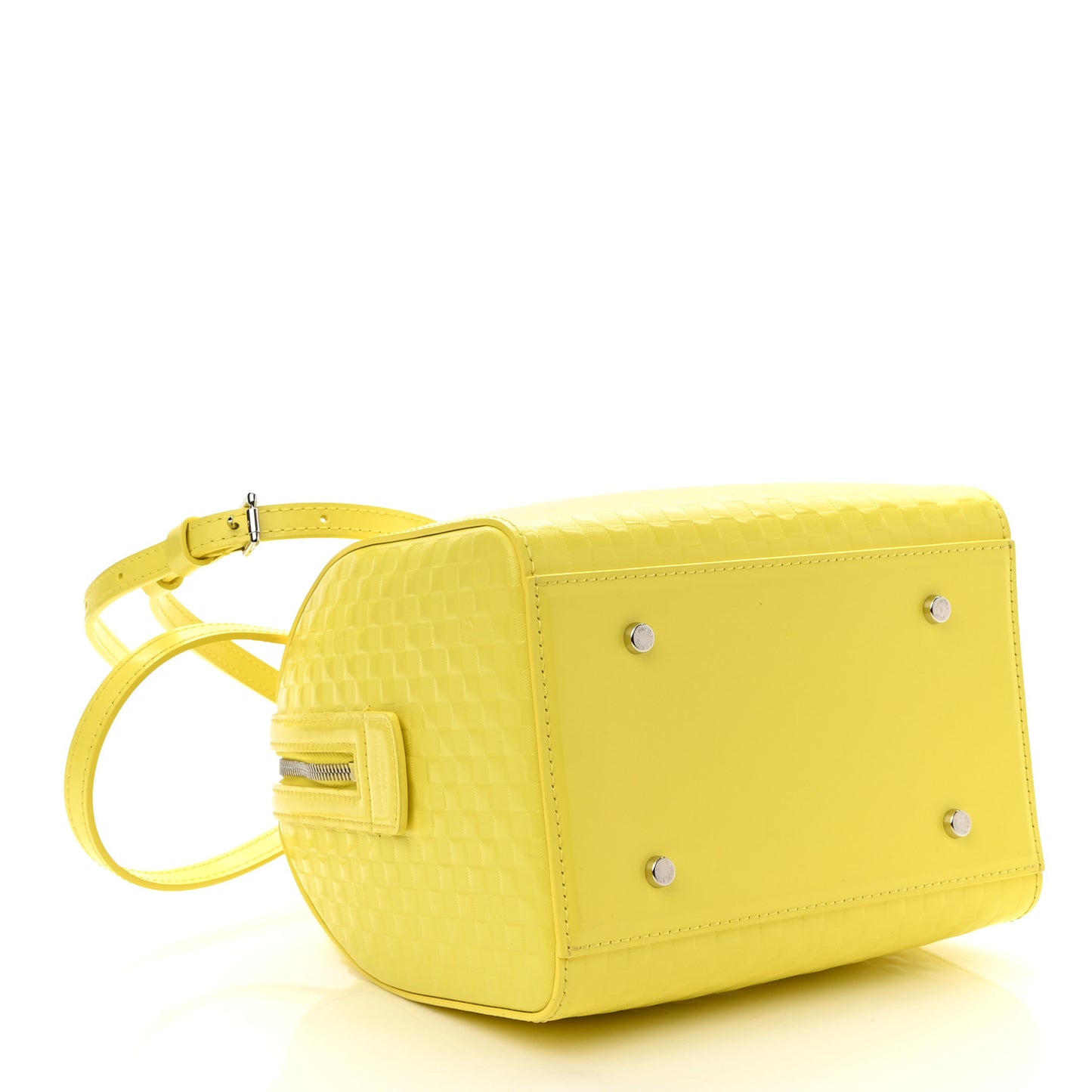 Damier Facette Speedy Cube PM Yellow