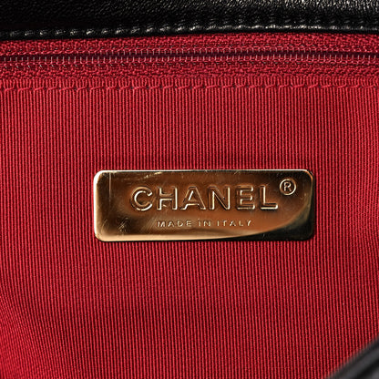 Chanel Goatskin Quilted Maxi Chanel 19 Flap Black 5 of 10