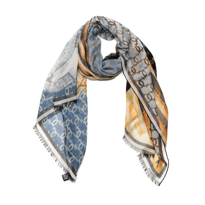 Chanel Cashmere Silk CCStole 1 of 6