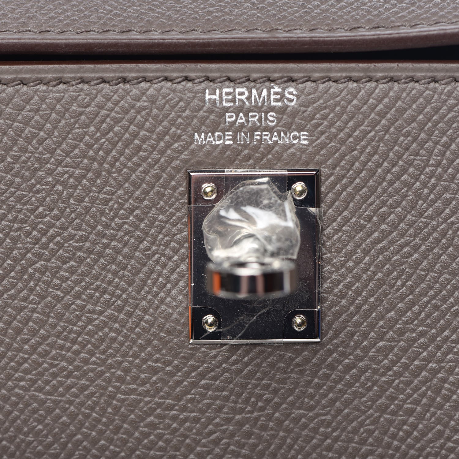 Hermes Epsom Kelly Sellier 25 Etain 26 of 40