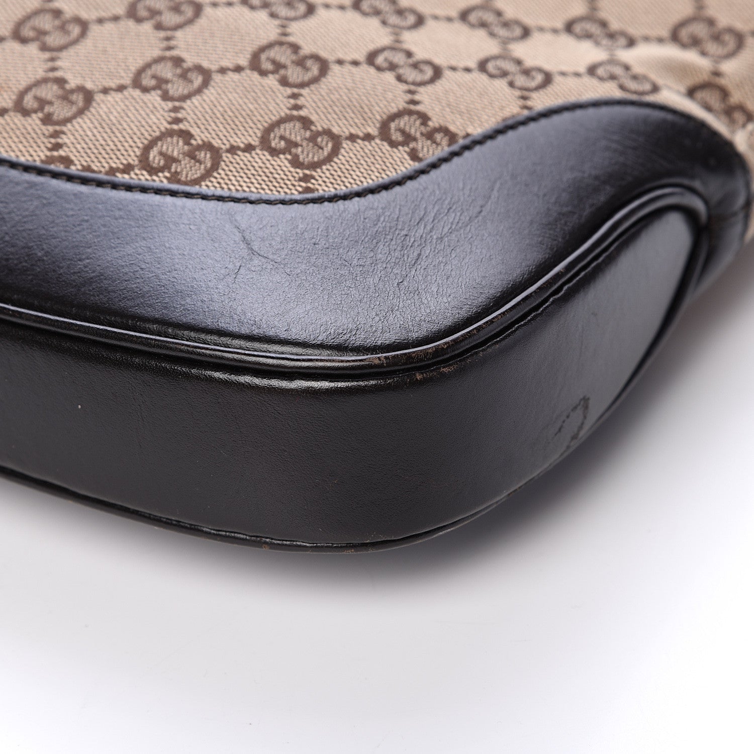 Gucci Monogram Web Jackie O Hobo Dark Brown 9 of 17