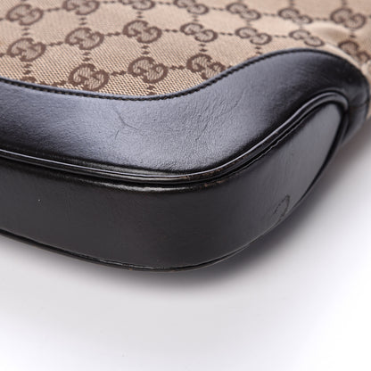 Gucci Monogram Web Jackie O Hobo Dark Brown 9 of 17