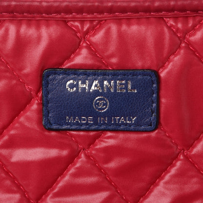 Chanel Nylon Quilted Laptop Case Blue 6 of 8