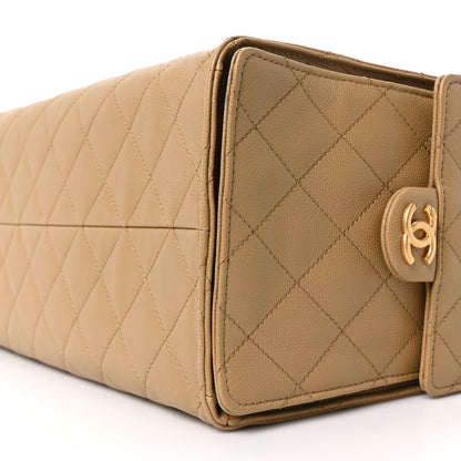 Chanel Caviar Quilted Medium Chanel 25 Handbag Dark Beige 11 of 11