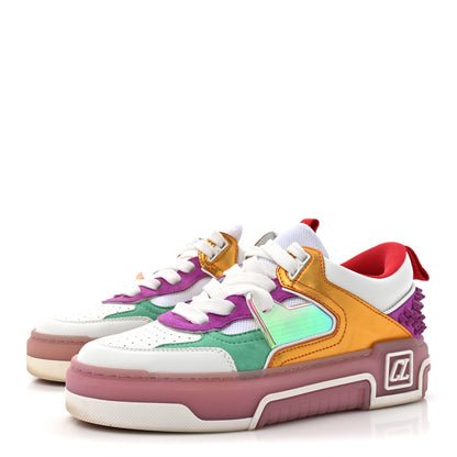 Christian Louboutin Calfskin Suede Spike Astroloubi Donna Low Top Sneakers 36 Kismet Supernova 4 of 11