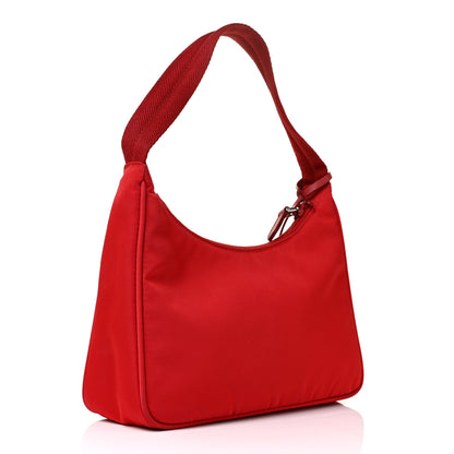 Prada Tessuto Nylon Mini Re-Edition 2000 Bag Rosso 3 of 8