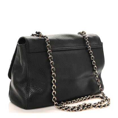 Mulberry Small Classic Grain Calfskin Medium Lily Black 3 of 10