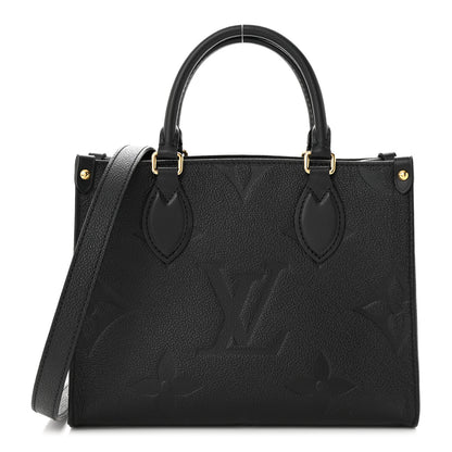 Louis Vuitton Empreinte Monogram Giant Onthego PM Black 1 of 10