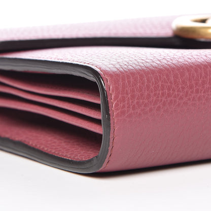 Gucci Cellarius Calfskin GG Marmont Chain Wallet Dry Rose 8 of 10