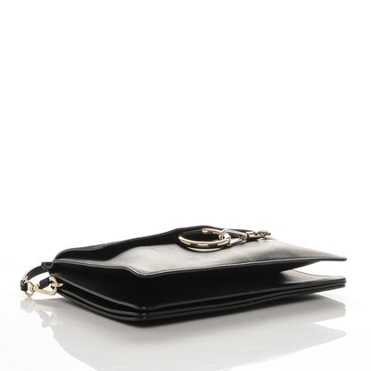 Chloe Suede Calfskin Medium Faye Shoulder Bag Black 4 of 6
