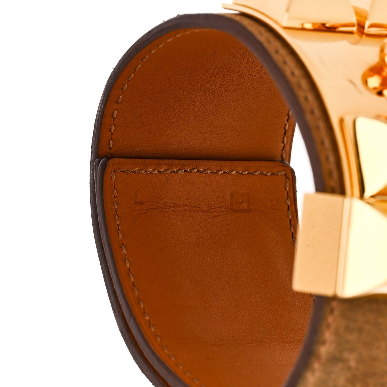 Hermes Veau Doblis Suede Collier de Chien CDC Bracelet L Muscade 5 of 6
