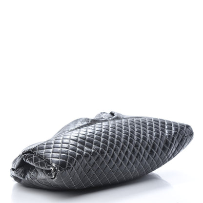 Chanel Vinyl Quilted Melrose Degrade Tote Black 4 of 14