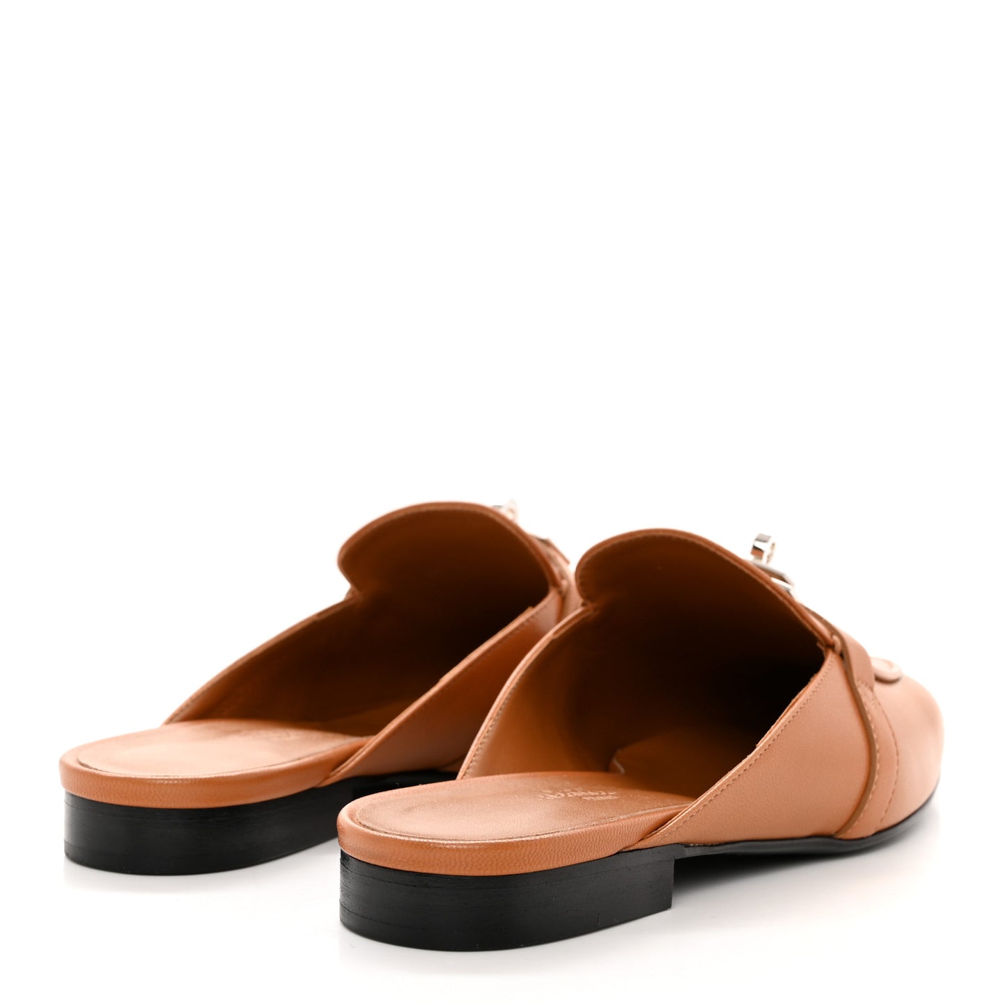 Calfskin Oz Mules 37 Naturel