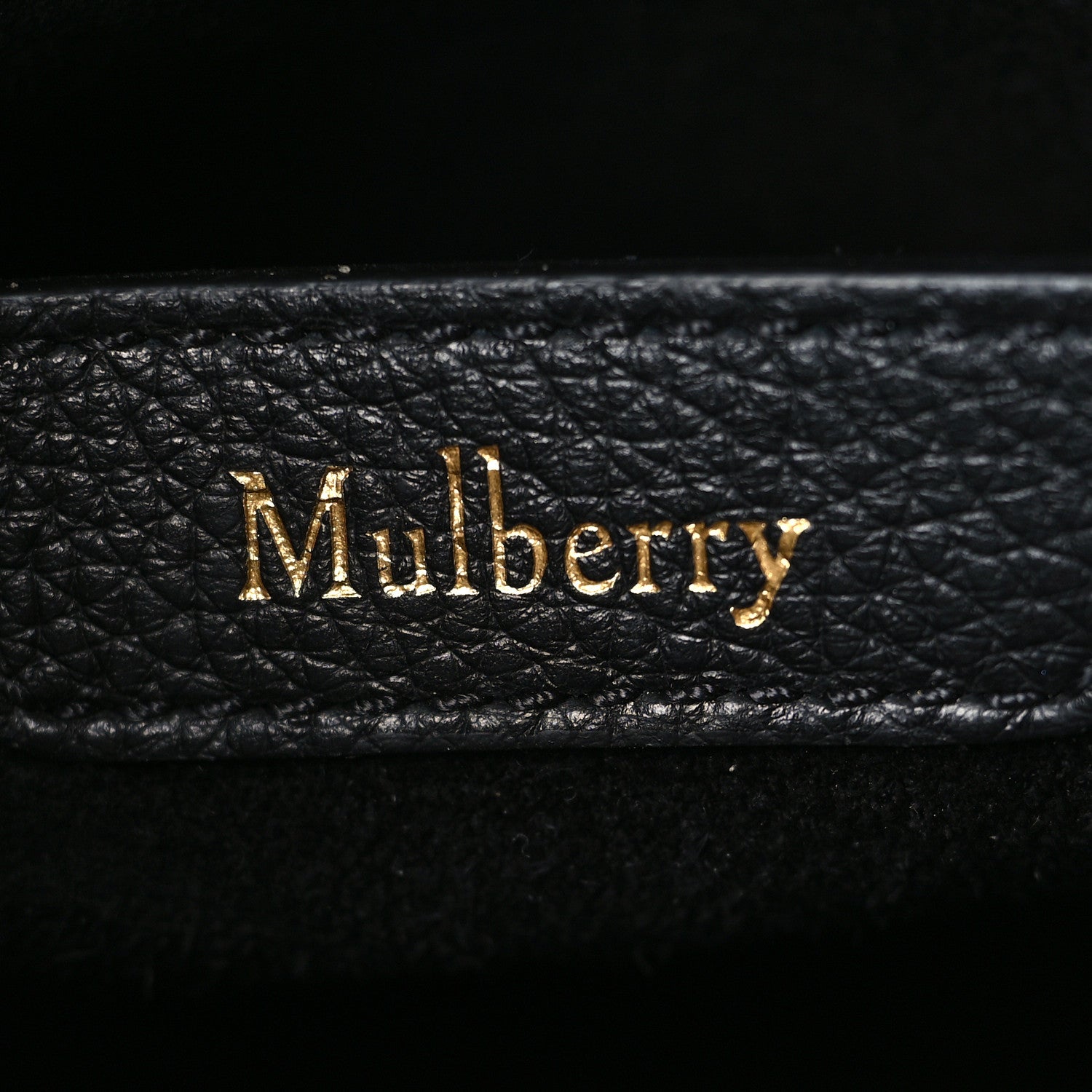 Mulberry Small Classic Grain Mini Zipped Bayswater Black 6 of 8