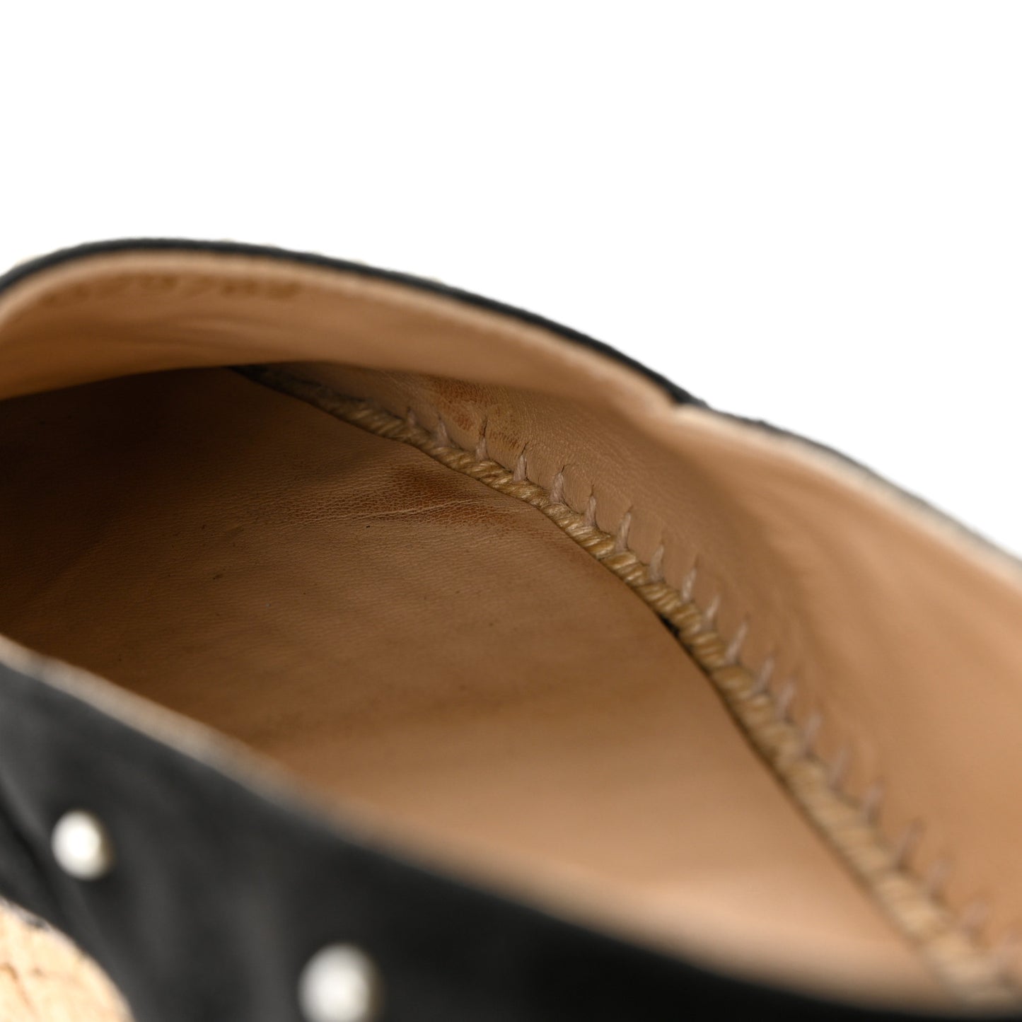 Suede Pearl CC Espadrilles 38 Black