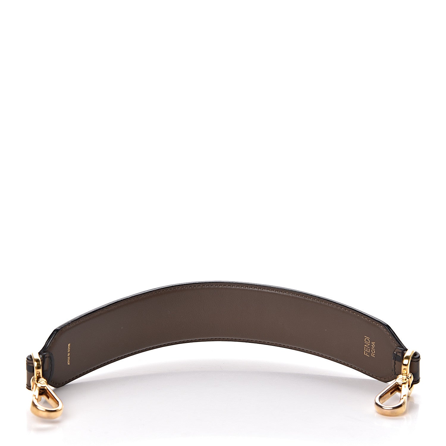 Fendi Calfskin FF 1974 Embossed Mini Strap You Maya Black 2 of 4