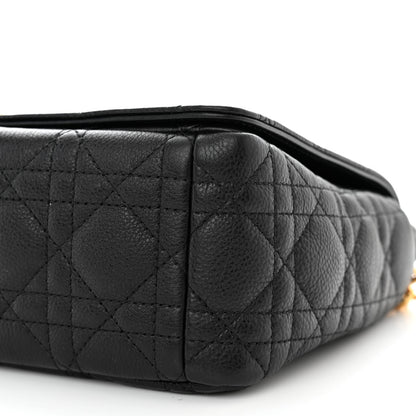 Christian Dior Calfskin Cannage Medium Caro Bag Black 10 of 11