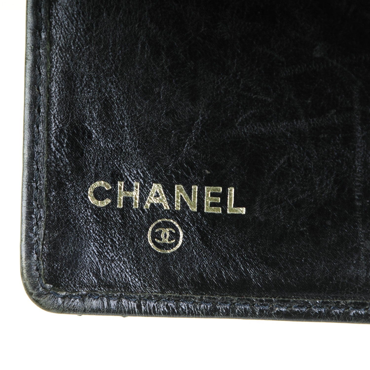 Chanel Metallic Calfskin Quilted Cambon Yen Wallet Blue 6 of 8