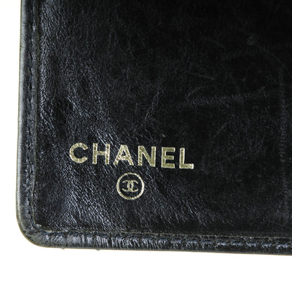 Chanel Metallic Calfskin Quilted Cambon Yen Wallet Blue 6 of 8