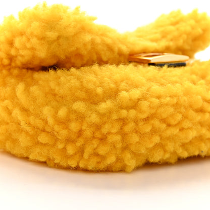 Fendi Shearling Vitello Grace Nano Baguette Charm Narciso 8 of 12