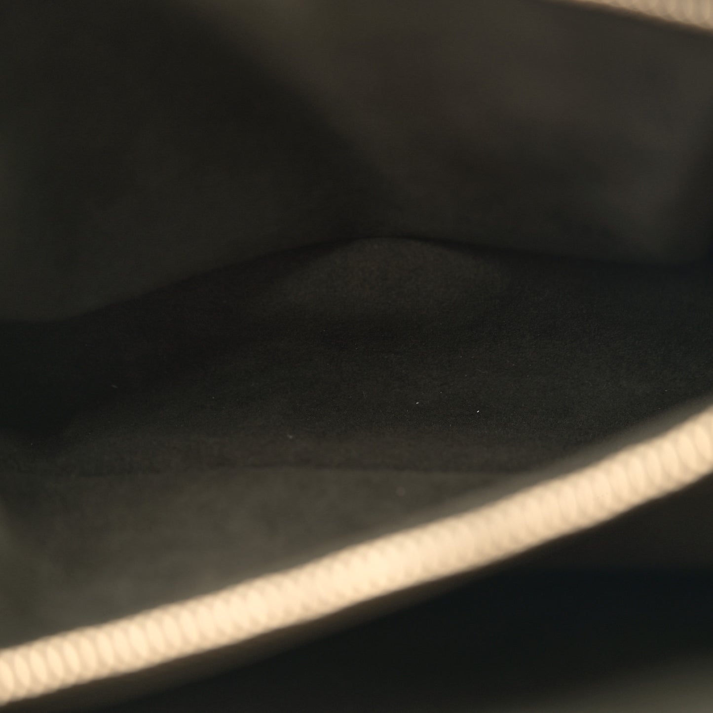 Lambskin Embossed Monogram Coussin PM Beige Cream