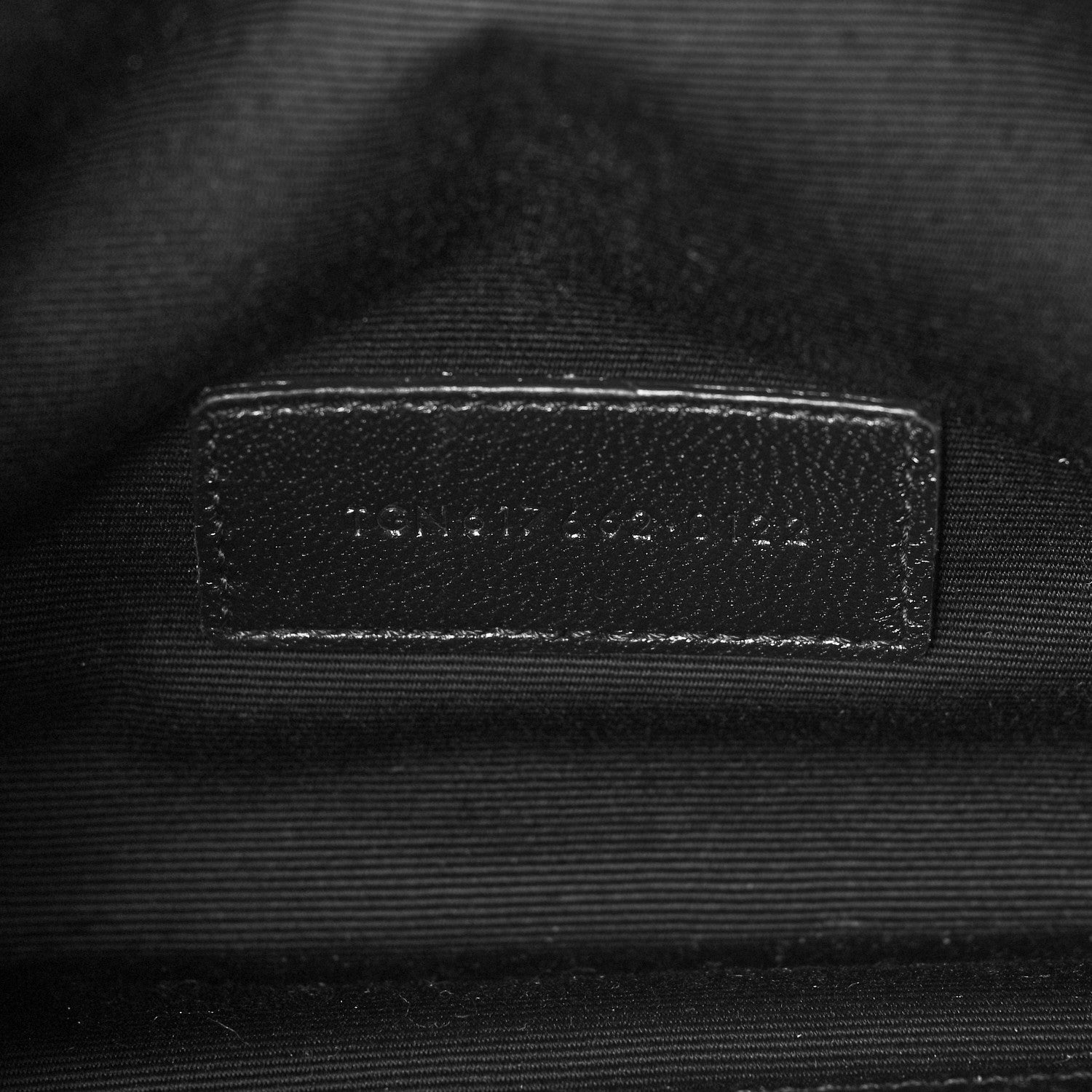 Saint Laurent Grain De Poudre Matelasse Chevron Monogram Envelope Clutch Black 8 of 11