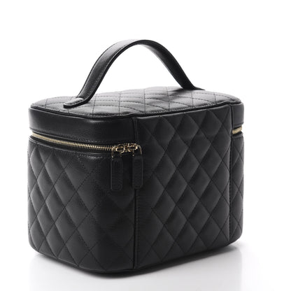 Chanel Caviar Quilted Large Vanity Pouch Black 3 of 8