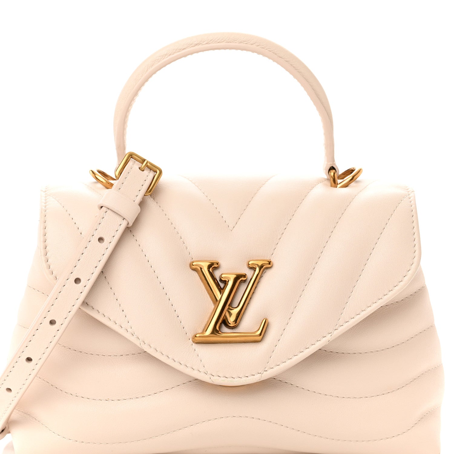 Louis Vuitton Calfskin Hold Me New Wave Ivory 7 of 12