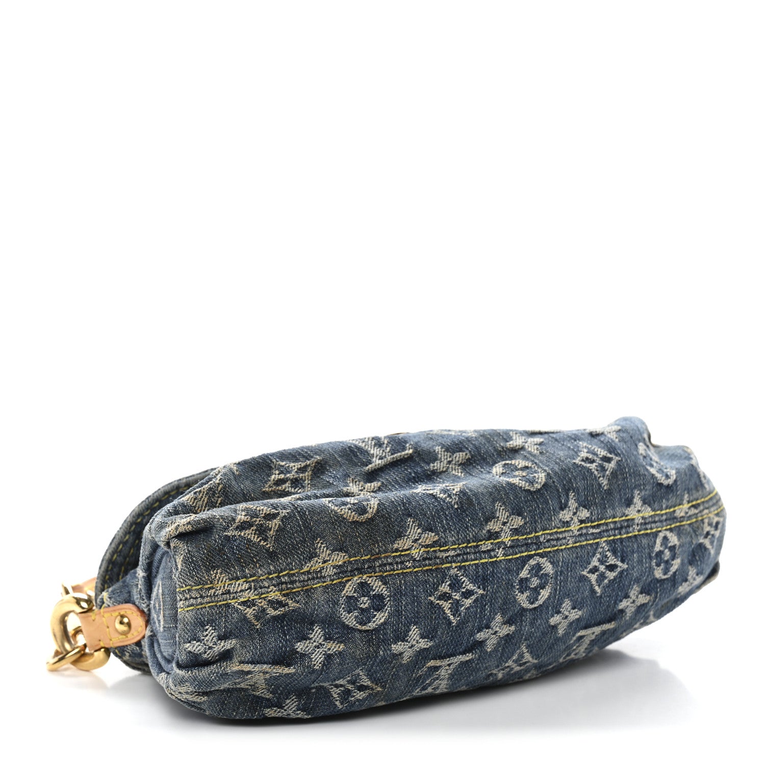 Louis Vuitton Monogram Denim Mini Pleaty Blue 3 of 10