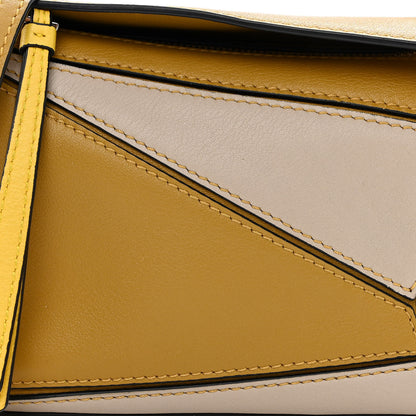 Loewe Calfskin Mini Puzzle Bag Yellow Ochre 8 of 12