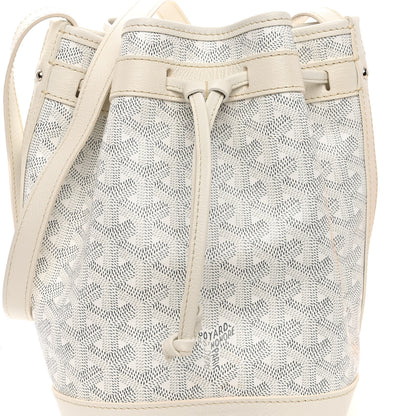 Goyard Goyardine Petit Flot Bucket Bag PM White 6 of 9