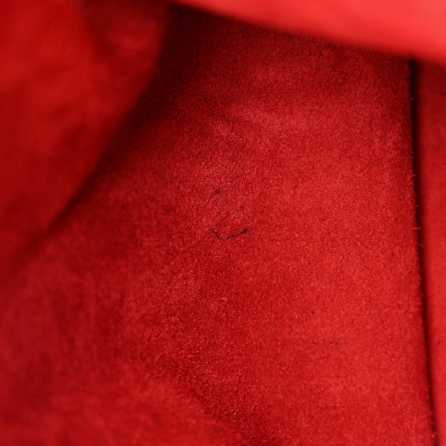 Smooth Calfskin Small Big Bag Red
