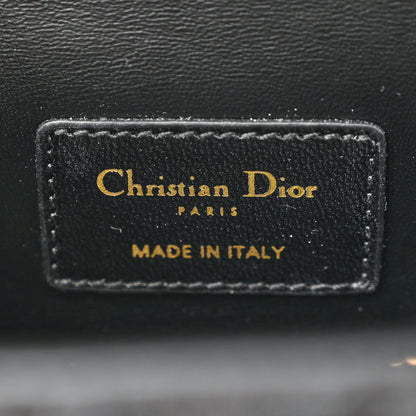 Christian Dior Calfskin Macrocannage Medium St. Honore Tote Black 6 of 13