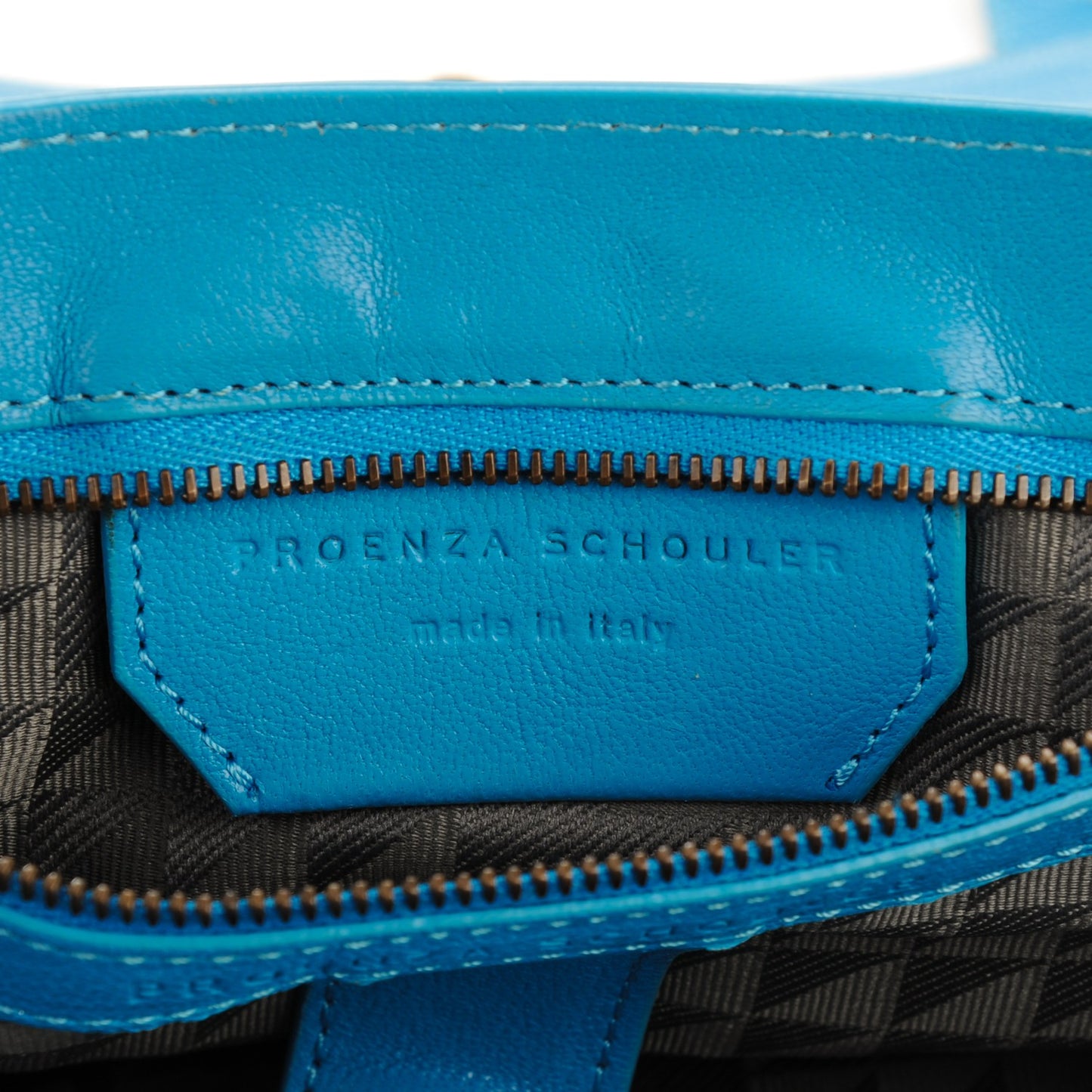 Lambskin Medium PS1 Satchel Sky Blue