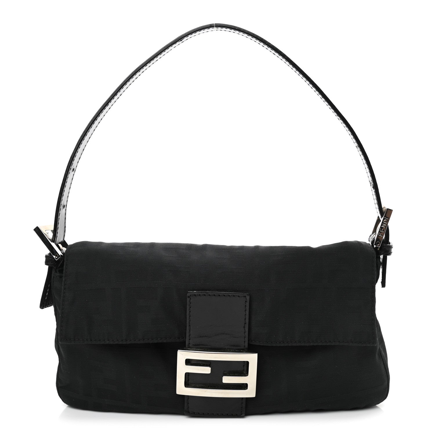 Fendi Nylon Zucca Baguette Black 1 of 9