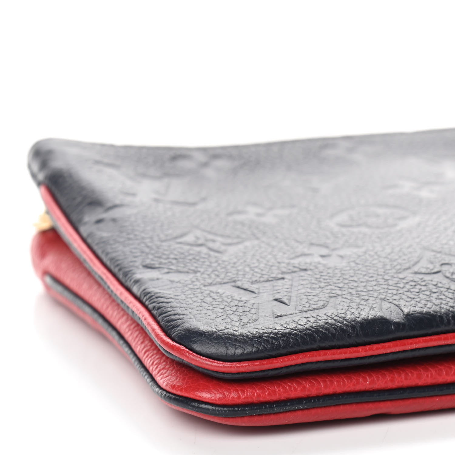 Louis Vuitton Empreinte Double Zip Pochette Marine Rouge 6 of 8