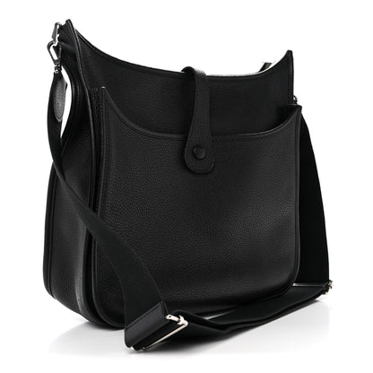 Hermes Taurillon Clemence Evelyne III GM Black 3 of 13