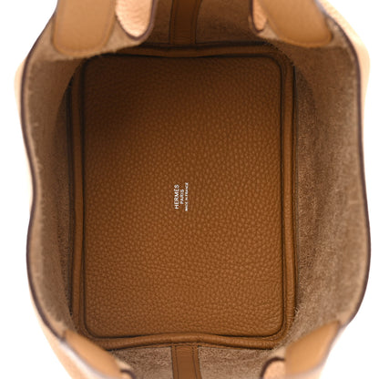 Hermes Taurillon Clemence Picotin Lock 18 PM Biscuit 5 of 11