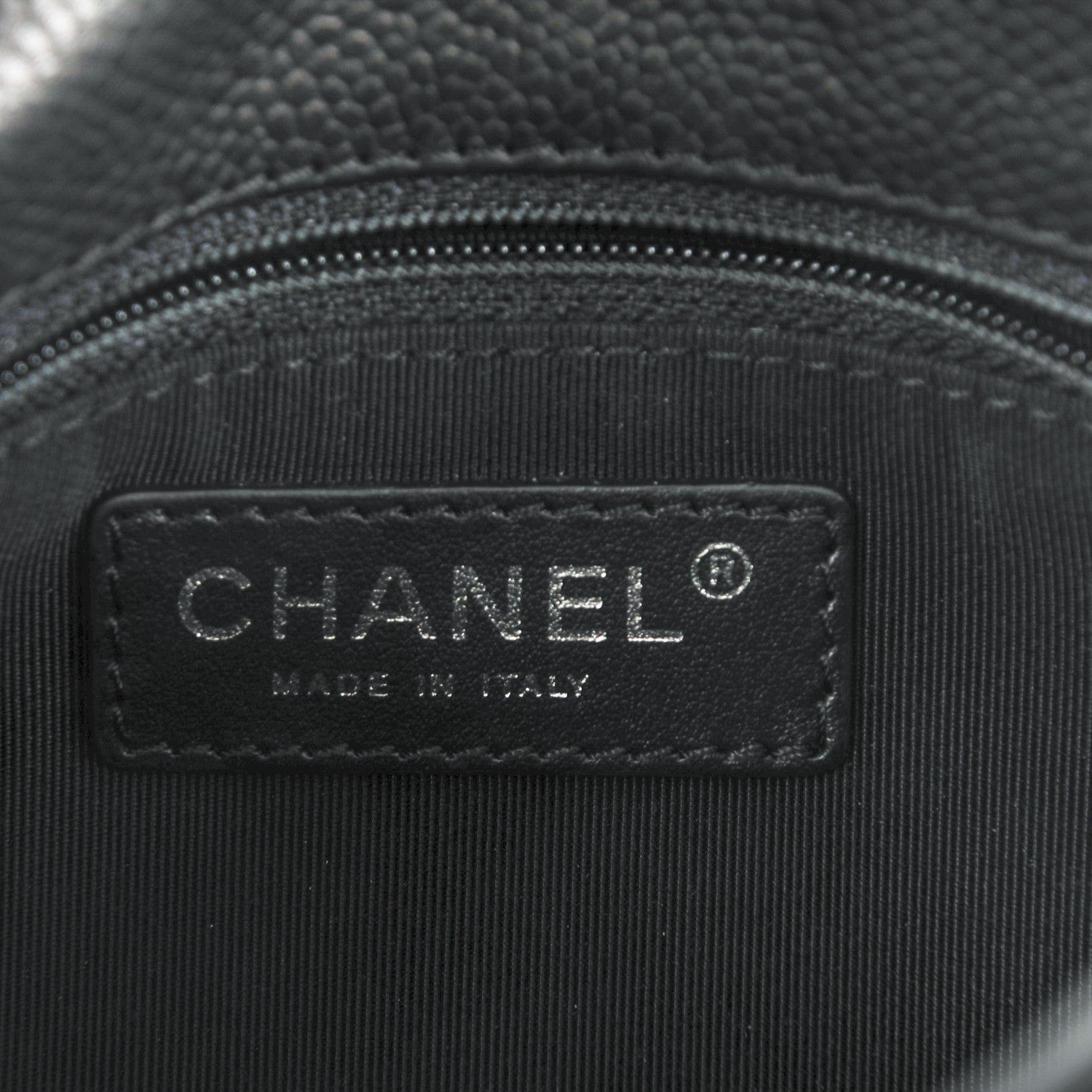 Chanel Caviar Quilted Small Rock In Rome Flap Black 7 of 8