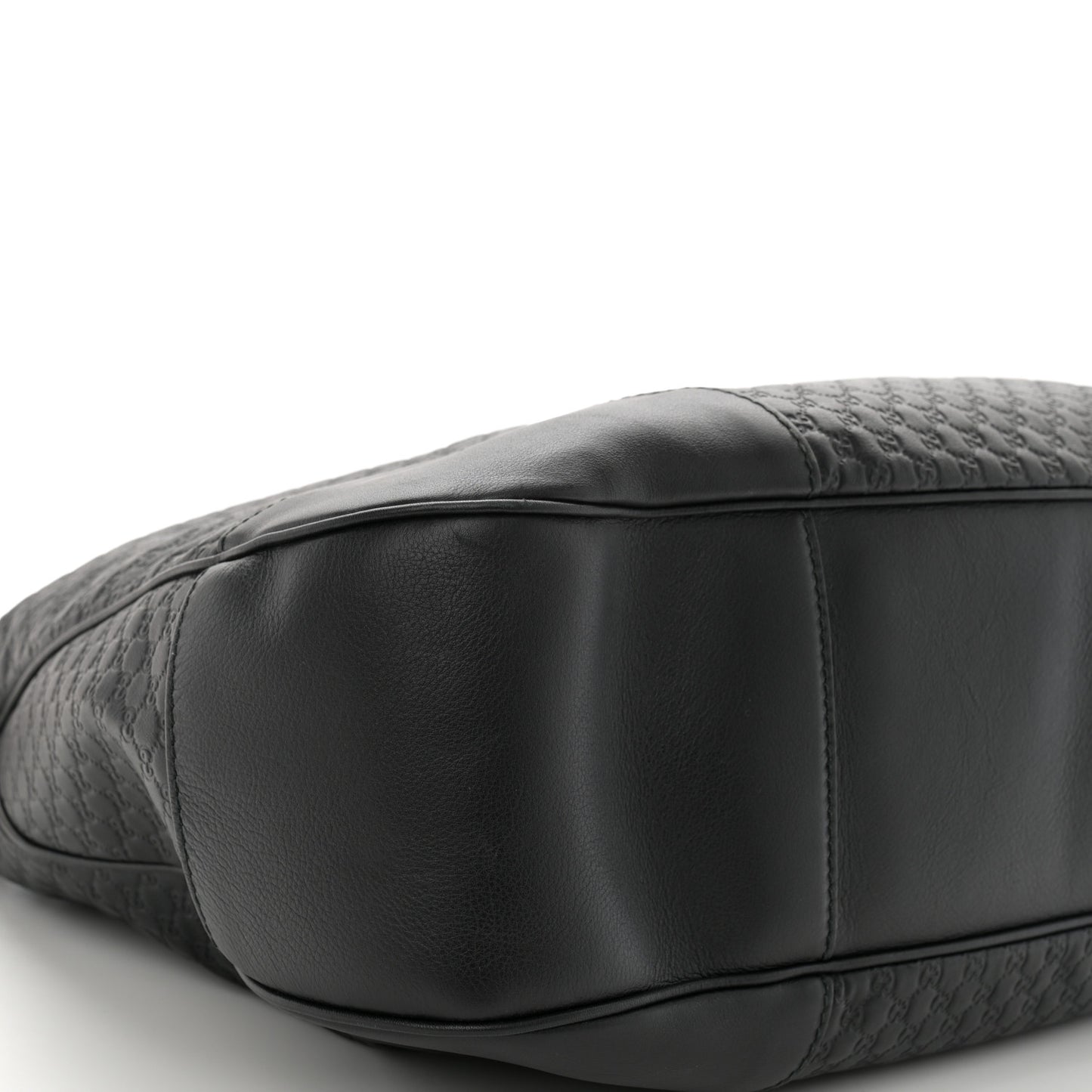 Soft Microguccissima Margaux Hobo Black
