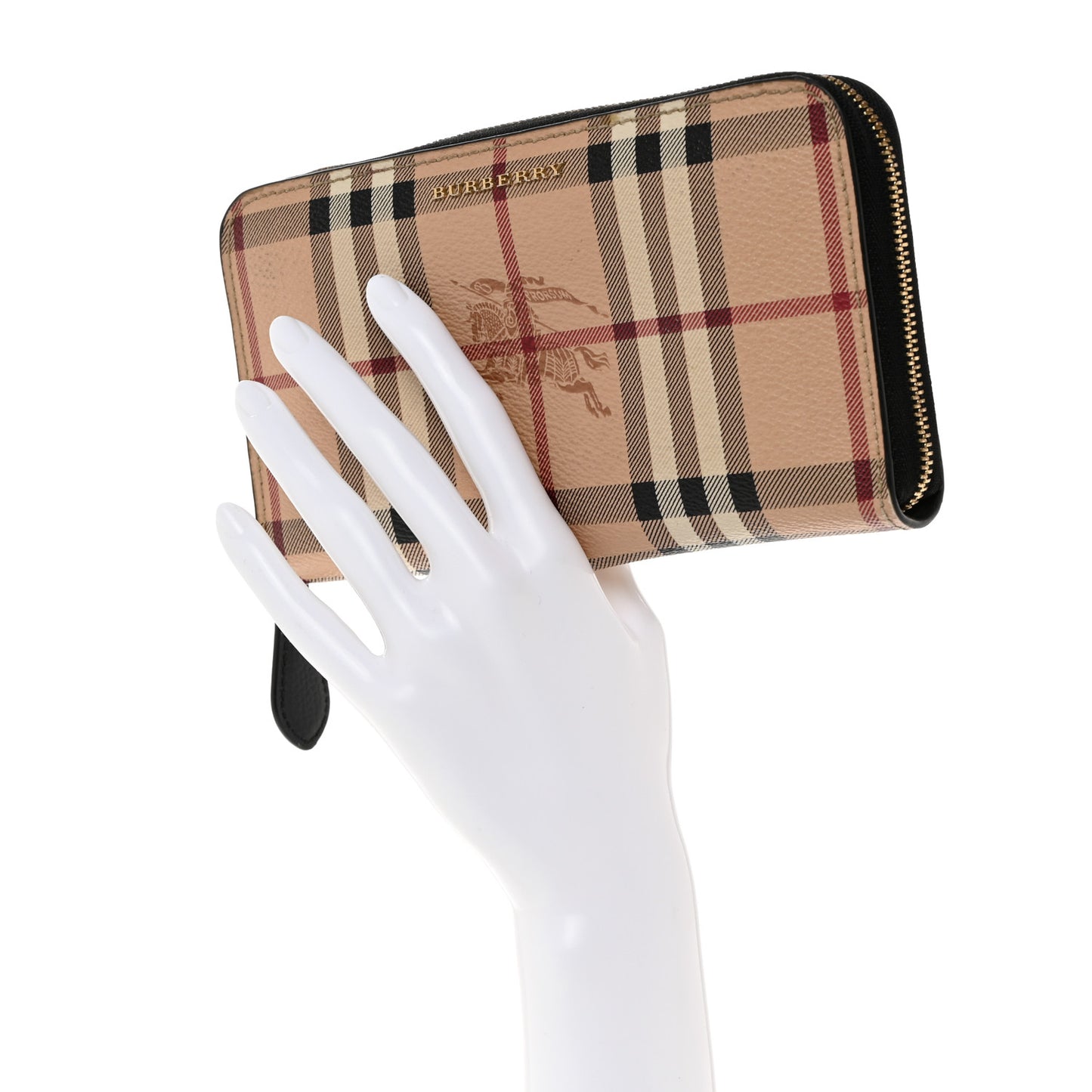 Haymarket Check Zip Around Wallet