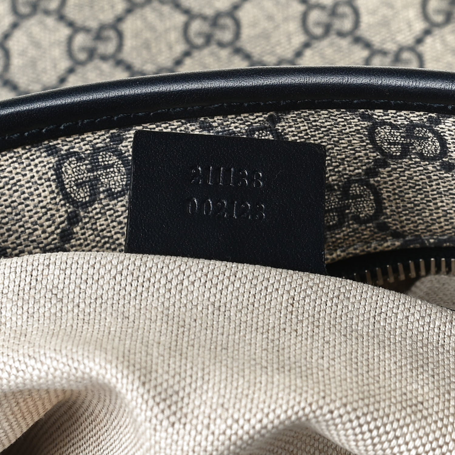 Gucci GG Supreme Monogram Small Joy Tote Navy 6 of 12