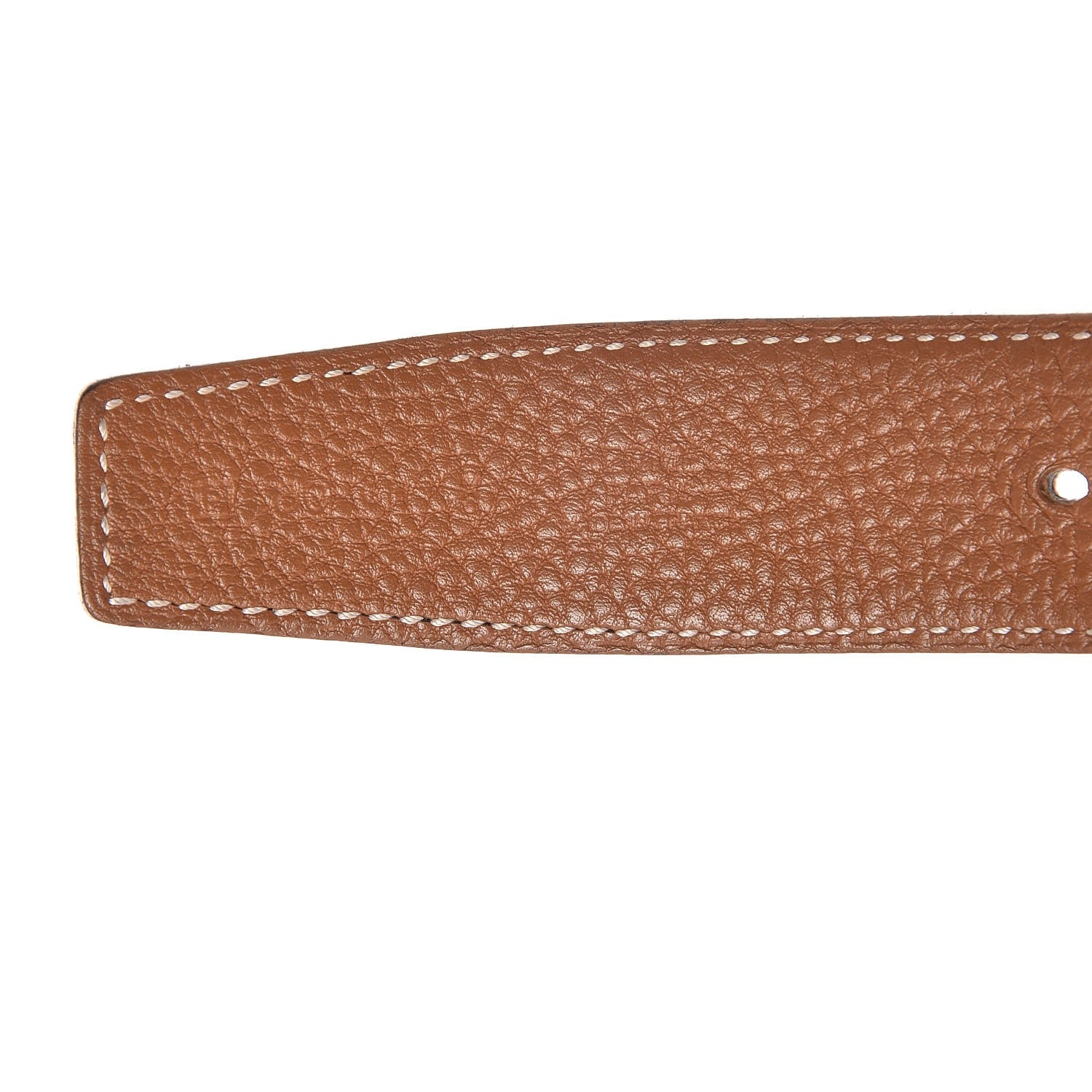 Hermes Box Togo 32mm H Belt 80 Black Gold 7 of 9