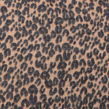 Louis Vuitton Cashmere Silk Leopard Etole Stole Marron 4 of 5
