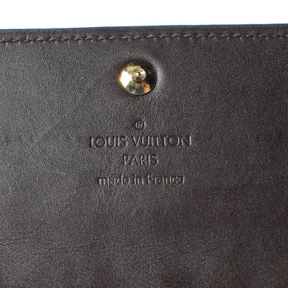 Louis Vuitton Vernis Rayures Sarah Wallet Amarante 8 of 8