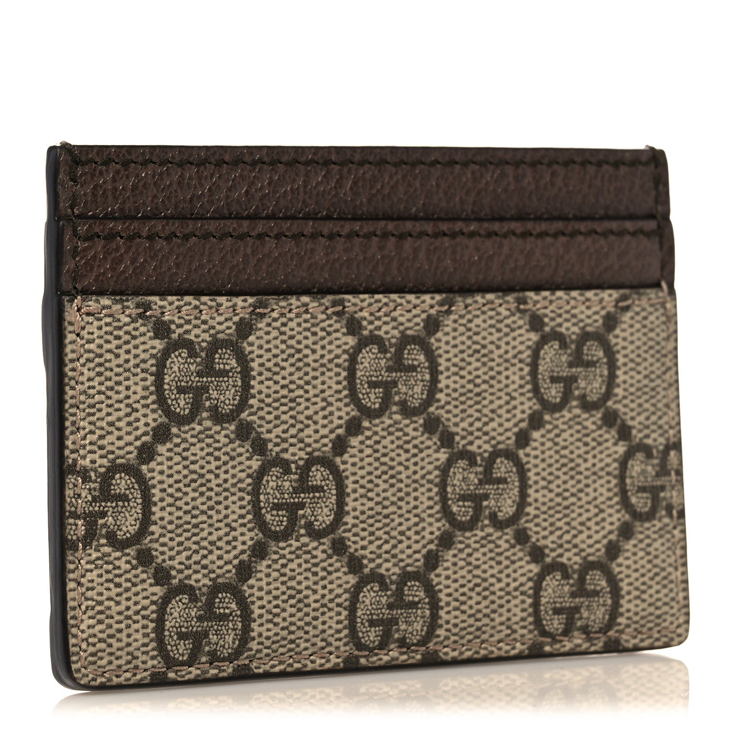 Gucci GG Supreme Monogram Ophidia Card Holder Brown 3 of 6